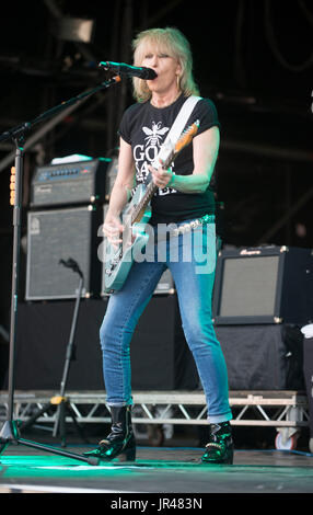 Die Prätendenten auf den Cornbury Musik Festival 2017, Samstag große Tew, Oxfordshire Stockfoto