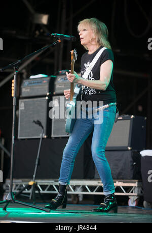 Die Prätendenten auf den Cornbury Musik Festival 2017, Samstag große Tew, Oxfordshire Stockfoto