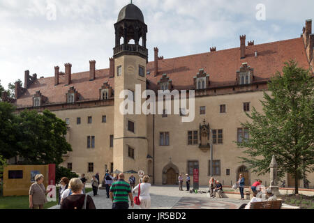 Lutherhaus, der Heimat der Mönch Martin Luther in Wittenberg Stockfoto