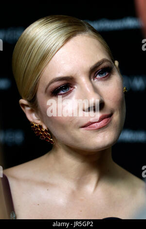 Katheryn Winnick besucht "The Dark Tower" NewYork Premiere im Museum of Modern Art am 31. Juli 2017 in New York City. Stockfoto