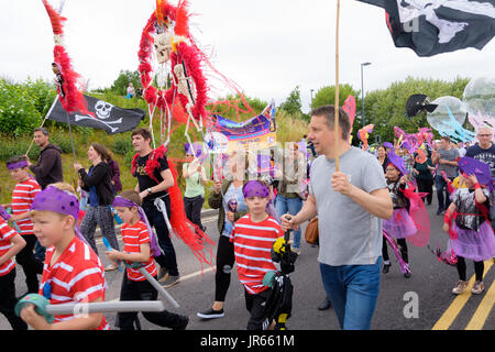 Unter dem Meer Karneval in Telford entfernt. Stockfoto