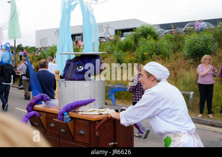 Unter dem Meer Karneval in Telford entfernt. Stockfoto