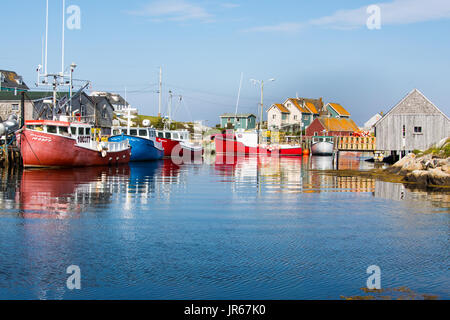 Angeln Gemeinschaft auf Peggy's Cove, Nova Scotia, Kanada Stockfoto