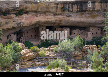 Fichte Baumhaus, Mesa Verde Nationalpark, Colorado, Amerika, USA Stockfoto