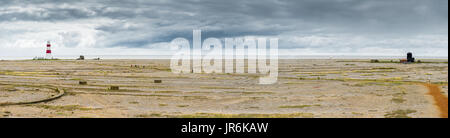 Die verlassenen Leuchtturm von Orford Ness, Orford, Suffolk. Stockfoto