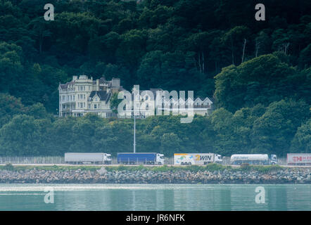 Fishguard Bay Hotel, Goodwick Hafen Fishguard, Pembrokeshire, Wales, Großbritannien Stockfoto