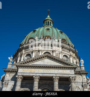 Frederik ist Kirche oder die Marmor-Kirche in Kopenhagen, Dänemark Stockfoto