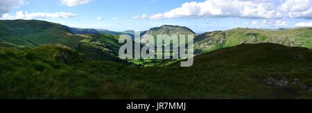 Das Deepdale Tal von Hartsop weiter oben, wie Stockfoto