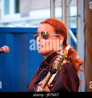 Ida Nielsen, aka BassIda Stockfoto