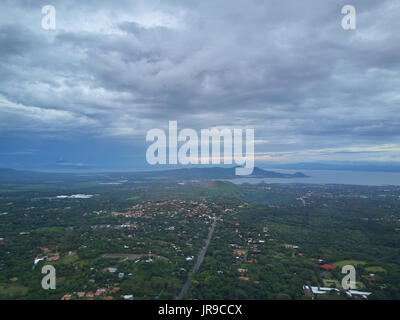 Panorama der Stadt Managua in Nicaragua. NIcaragua in Mittelamerika Landschaft Stockfoto