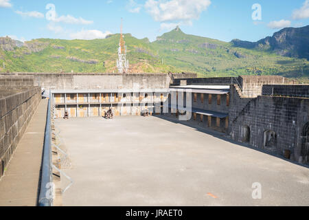 Alte Festung befindet sich in Port Louis, Mauritius Stockfoto