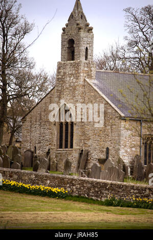 Kirche des Hl. Cuthbert, Elsdon, Northumberland Stockfoto