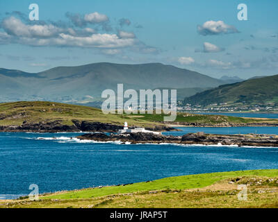 Valentia Island Leuchtturm im Westen Irlands Stockfoto