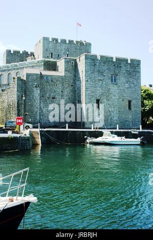 Castle Rushen, Castletown, von der Insel Man Stockfoto