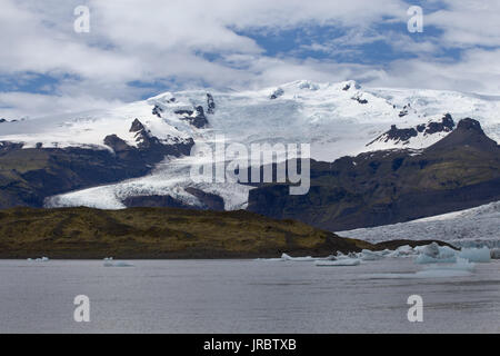 Fjallsarlon Eisberg Lagune Stockfoto