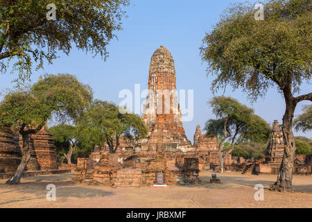 Wat Phra Ram Tempel Ayuthaya Historical Park, einem UNESCO-Weltkulturerbe in Thailand Stockfoto