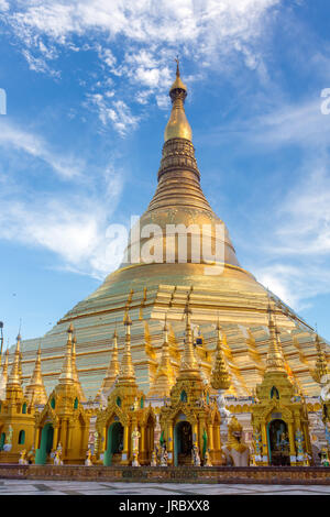 Shwedagon-Pagode in Yangon, Myanmar. Stockfoto