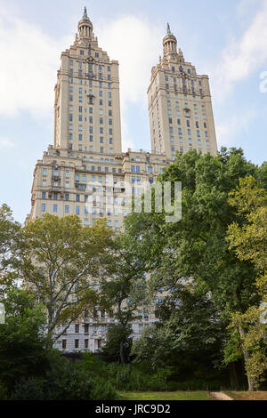 Das San Remo Fassade in der Nähe des Central Park in New York Stockfoto