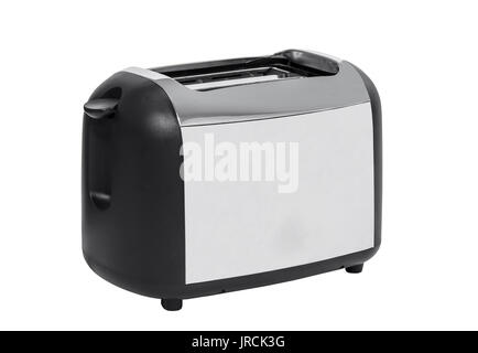 Gemeinsame Toaster isoliert auf Weiss. Stockfoto