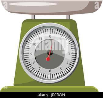Inländische wiegen Waage Symbol, Cartoon-Stil Stock Vektor