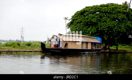 Schöne Kerala Backwaters Stockfoto