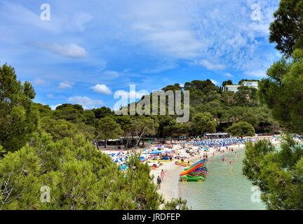 Cala Galdana menorca Menorca Stockfoto