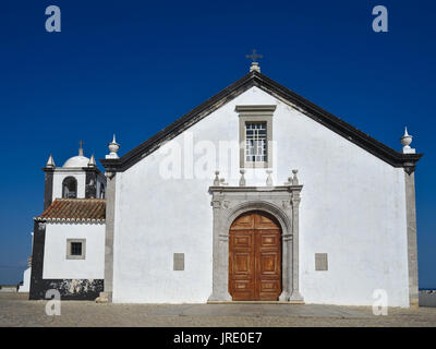 Kirche des Dorfes Cacela Velha an der Algarve Portugal Stockfoto