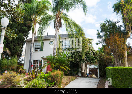 Haus und Garten in Kalifornien Stockfoto