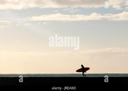 HI 00418-00 ... Hawai'I - Menschen am Strand von Anaeho'omalu Bay entlang der Kona Küste der Insel Hawai'i. Stockfoto