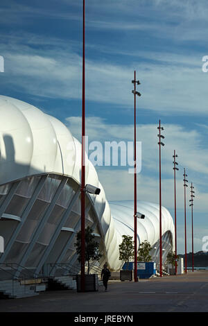 "Die Wolke" Ereignisse, Gebäude, Queens Wharf, Auckland, Nordinsel, Neuseeland Stockfoto