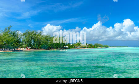 Rum Point Küste in der Karibik, Grand Cayman, Cayman Islands Stockfoto