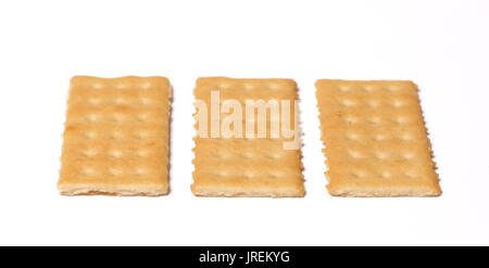 Cracker, Isolated on White Background Stockfoto