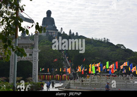 Tian Tan Buddha Stockfoto