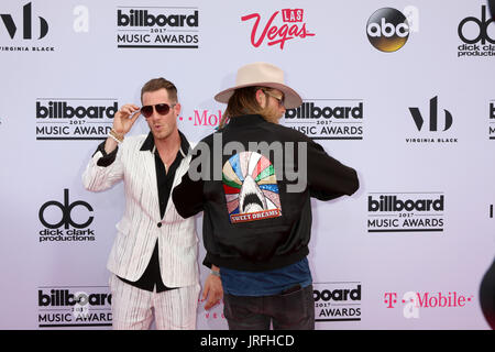 2017 Billboard Awards statt, in der T-Mobile Arena - Ankünfte Featuring: Florida Georgia Line, Tyler Hubbard, Brian Kelley Where: Las Vegas, Nevada, USA bei: Kredit-21. Mai 2017: Nicky Nelson/WENN.com Stockfoto
