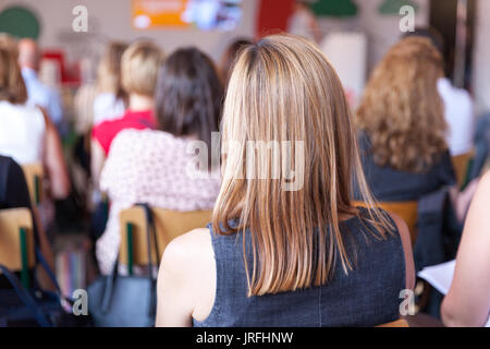 Die Teilnehmer an der Professional, Business oder Corporate Konferenz Stockfoto