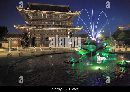 Japan, Kyoto, Higashi Honganji Tempel, Stockfoto