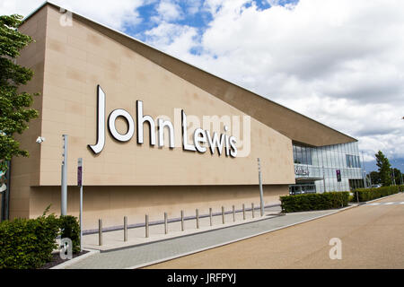 Das Äußere eines John Lewis super Store am Stadtrand von York, UK. John Lewis ist eine britische omni-Kanal Händler, die mit den Käufern sehr beliebt ist. Stockfoto
