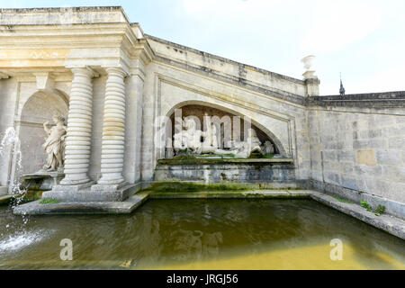 Chateau de Chantilly, historischen Schloss in der Nähe von Chantilly, Frankreich. Stockfoto