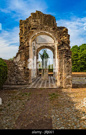 Italien Ligurien Sestri Levante Ruinen der Kapelle der Heiligen Katharina Stockfoto