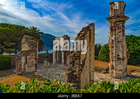 Italien Ligurien Sestri Levante Ruinen der Kapelle der Heiligen Katharina Stockfoto