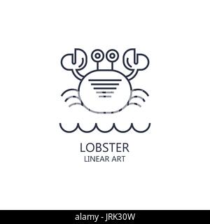 Krabben-Vektor-illustration Stock Vektor