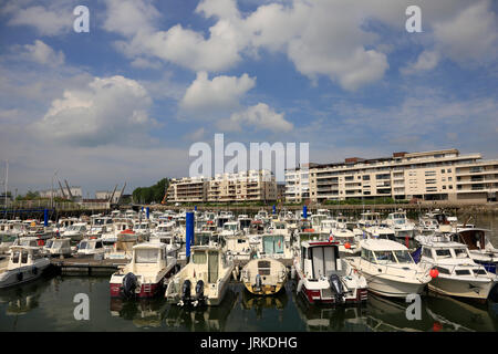 Bassin du Commerce, Dünkirchen, Hauts-de-France, Frankreich Stockfoto