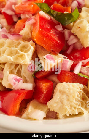 Kalte Kutteln Salat aus Sizilien, Italien - Insalata di Trippa in Italienisch Stockfoto