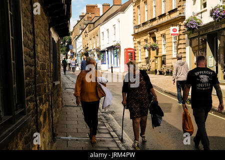Sherborne ist eine Gemeinde in der North West Dorset, in South West England. Es liegt am Rande des Blackmore Vale gelegen Stockfoto