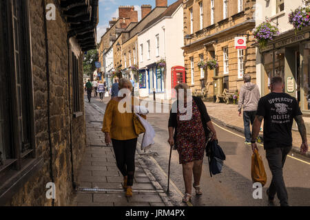 Sherborne ist eine Gemeinde in der North West Dorset, in South West England. Es liegt am Rande des Blackmore Vale gelegen Stockfoto