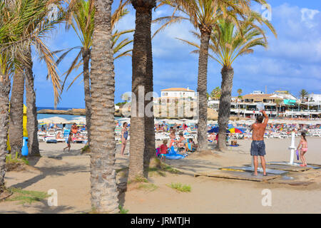 Strand Arenal in Javea an der Costa Blanca, Spanien Stockfoto