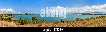 Panoramablick von antsiranana Bucht von Cap diego, Diego Suarez, Madagaskar Stockfoto