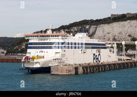 P&O GEIST DER FRANKREICH Fähre in den Hafen von Dover - ENGLAND © Frédéric BEAUMONT Stockfoto