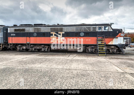 Danbury Eisenbahnmuseum Stockfoto