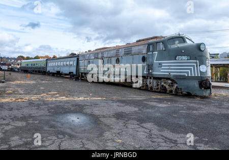 Danbury Eisenbahnmuseum Stockfoto